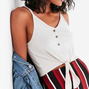 LAST CHANCE!! Urban Outfitters Isabelle Tie Front Crop Top Cami